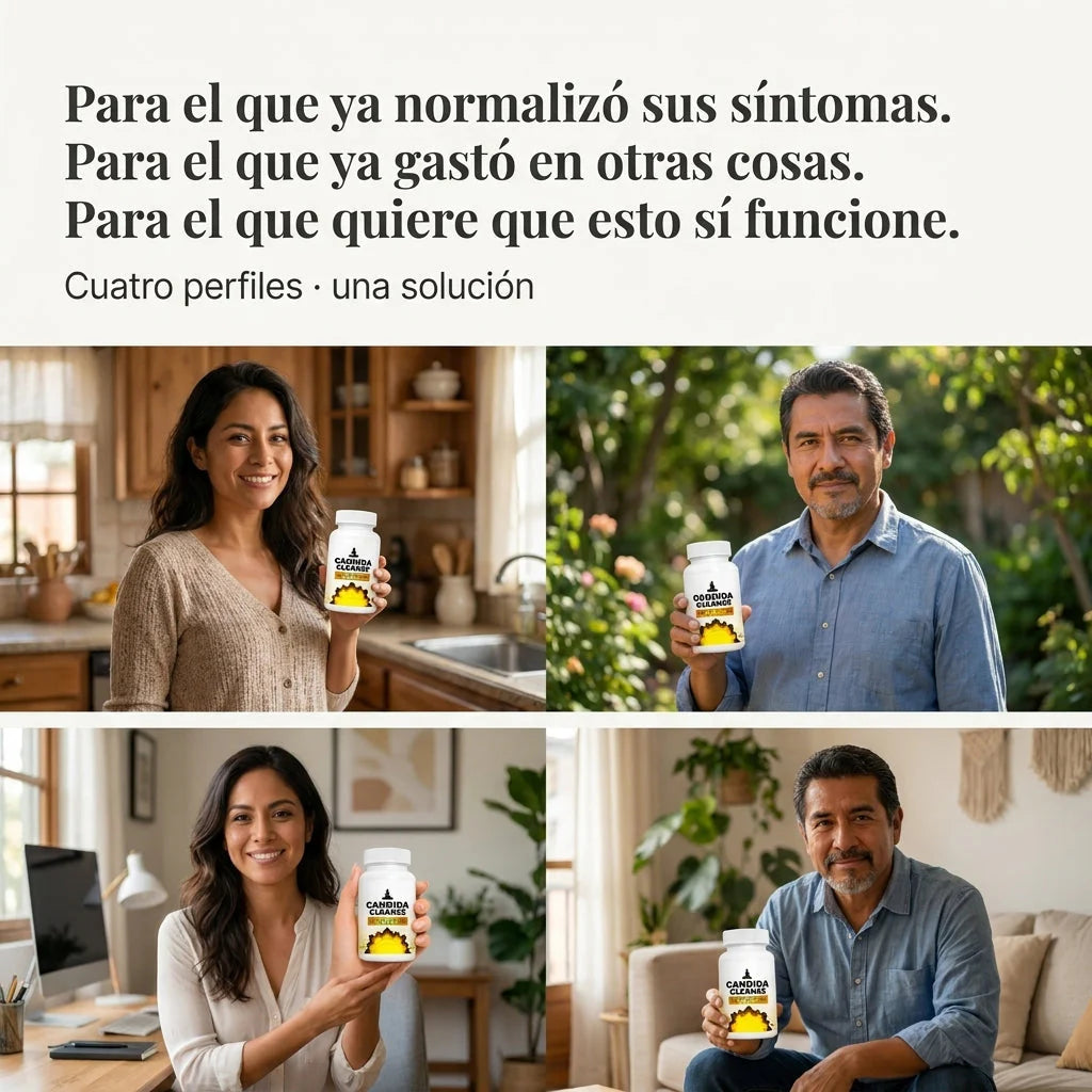 Suplemento Candida Cleanse 60 Capsulas - Elimina la hinchazón