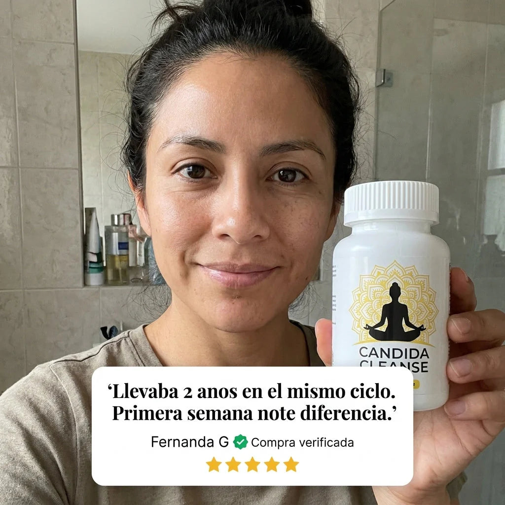 Suplemento Candida Cleanse 60 Capsulas - Elimina la hinchazón
